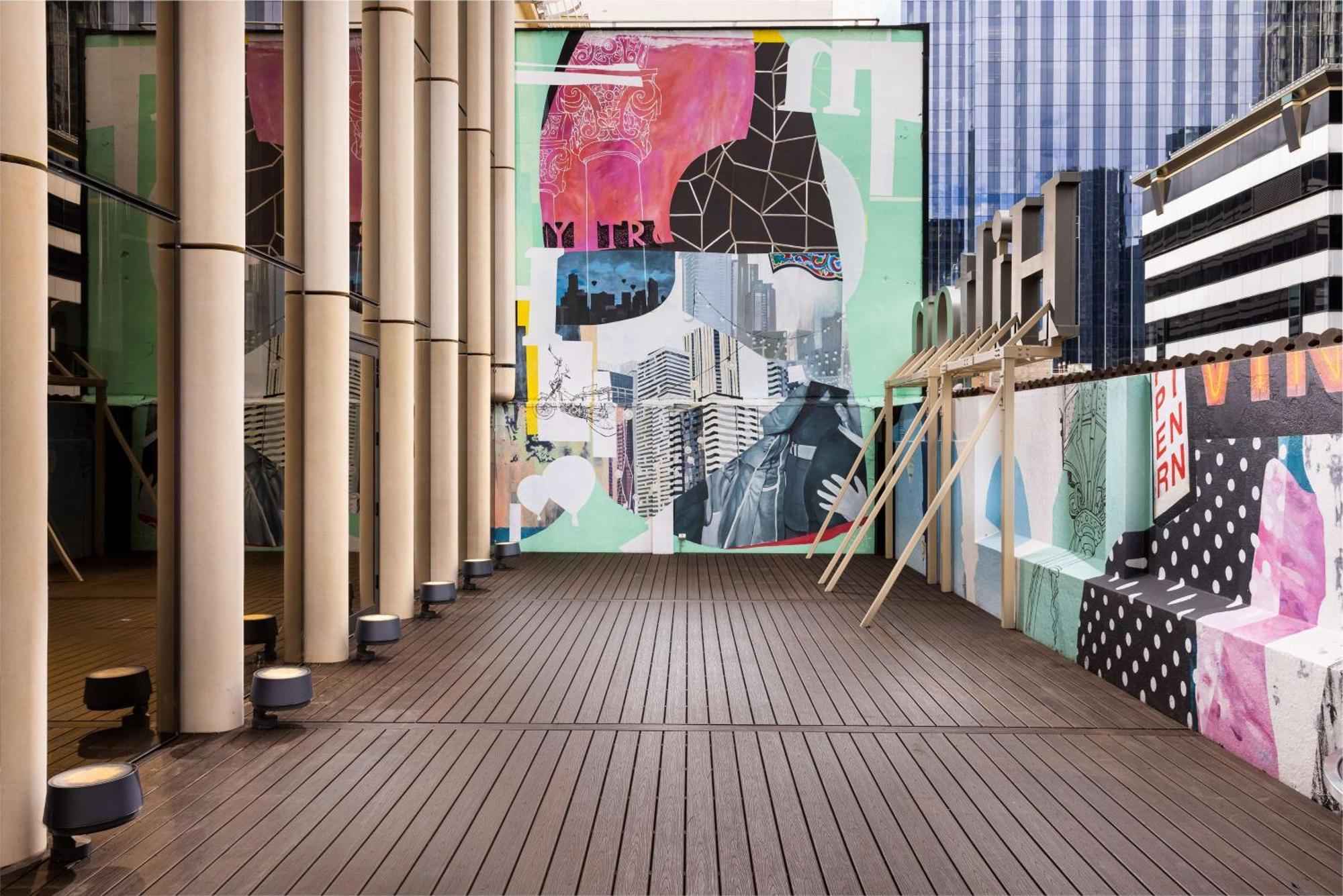 Hilton Melbourne Little Queen Street Εξωτερικό φωτογραφία The interior of the gallery