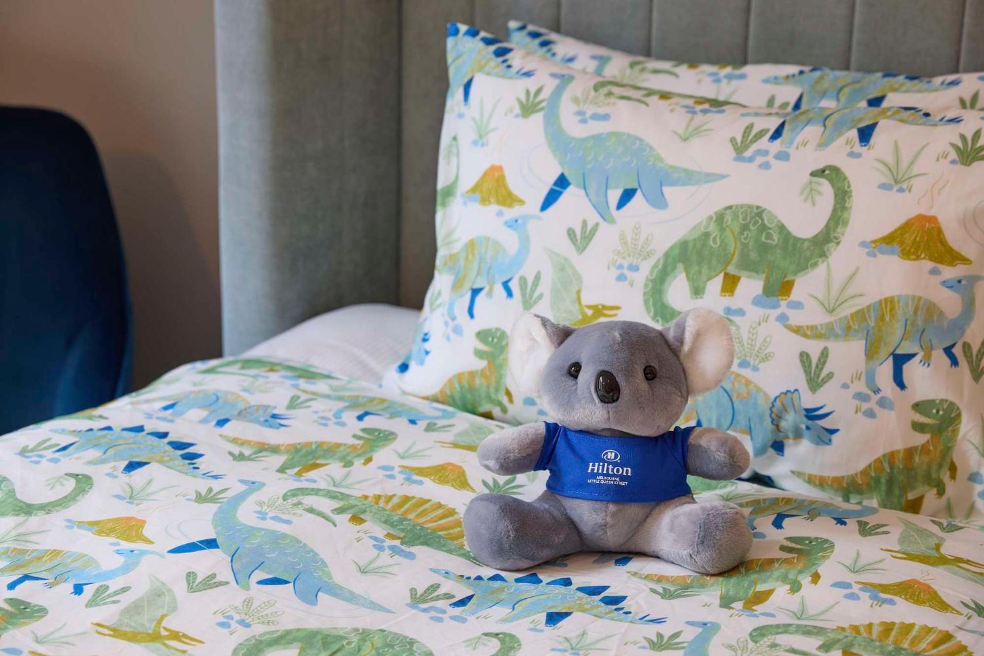 Hilton Melbourne Little Queen Street Εξωτερικό φωτογραφία A plush toy of the character